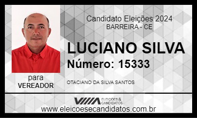 Candidato LUCIANO SILVA 2024 - BARREIRA - Eleições