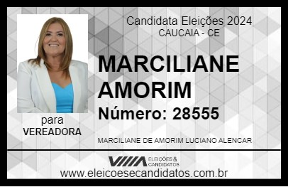 Candidato MARCILIANE AMORIM 2024 - CAUCAIA - Eleições