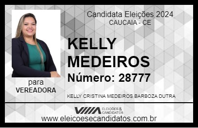 Candidato KELLY MEDEIROS 2024 - CAUCAIA - Eleições