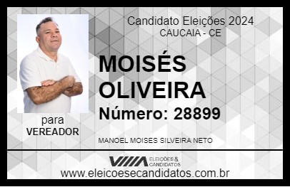 Candidato MOISÉS OLIVEIRA 2024 - CAUCAIA - Eleições