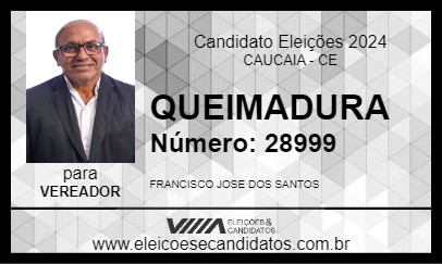 Candidato QUEIMADURA 2024 - CAUCAIA - Eleições