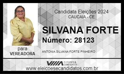 Candidato SILVANA FORTE 2024 - CAUCAIA - Eleições