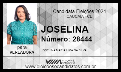 Candidato JOSELINA 2024 - CAUCAIA - Eleições