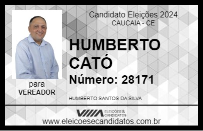 Candidato HUMBERTO CATÓ 2024 - CAUCAIA - Eleições