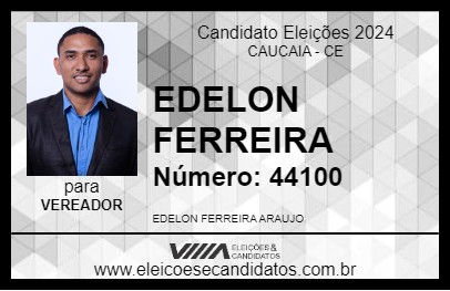 Candidato EDELON FERREIRA 2024 - CAUCAIA - Eleições