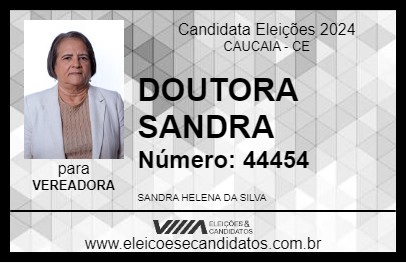 Candidato DOUTORA SANDRA 2024 - CAUCAIA - Eleições