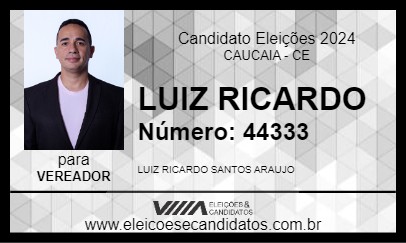 Candidato LUIZ RICARDO 2024 - CAUCAIA - Eleições