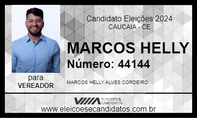 Candidato MARCOS HELLY 2024 - CAUCAIA - Eleições