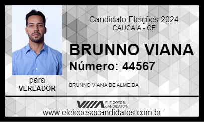 Candidato BRUNNO VIANA 2024 - CAUCAIA - Eleições