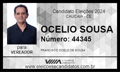 Candidato OCELIO SOUSA 2024 - CAUCAIA - Eleições