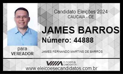 Candidato JAMES BARROS 2024 - CAUCAIA - Eleições