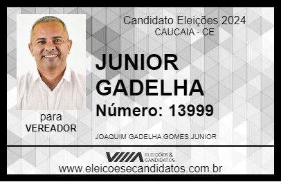 Candidato JUNIOR GADELHA 2024 - CAUCAIA - Eleições