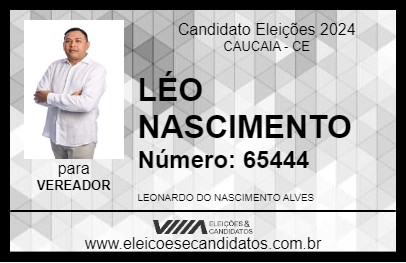 Candidato LÉO NASCIMENTO 2024 - CAUCAIA - Eleições