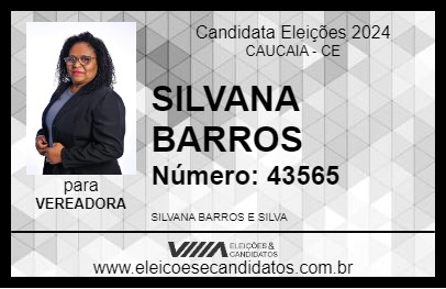 Candidato SILVANA BARROS 2024 - CAUCAIA - Eleições