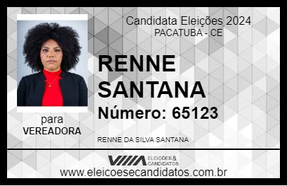 Candidato RENNE SANTANA 2024 - PACATUBA - Eleições