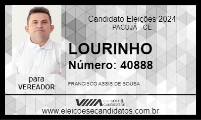 Candidato LOURINHO 2024 - PACUJÁ - Eleições