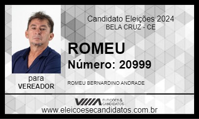 Candidato ROMEU 2024 - BELA CRUZ - Eleições