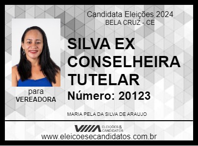 Candidato SILVIA ARAÚJO 2024 - BELA CRUZ - Eleições