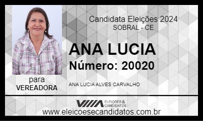 Candidato ANA LUCIA 2024 - SOBRAL - Eleições