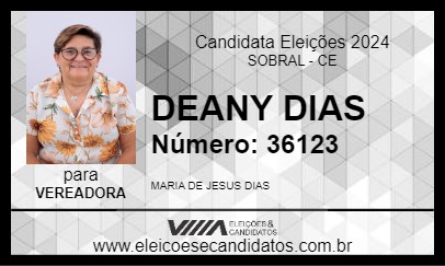 Candidato DEANY DIAS 2024 - SOBRAL - Eleições