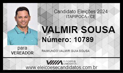 Candidato VALMIR SOUSA 2024 - ITAPIPOCA - Eleições