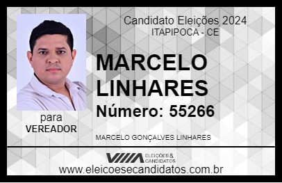 Candidato MARCELO LINHARES 2024 - ITAPIPOCA - Eleições