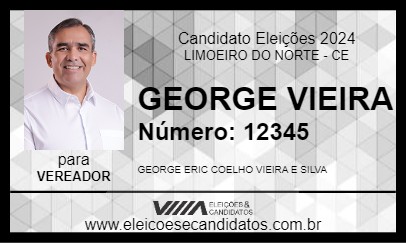 Candidato GEORGE VIEIRA 2024 - LIMOEIRO DO NORTE - Eleições