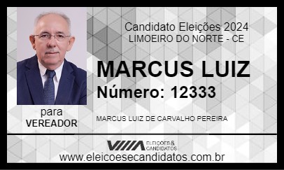 Candidato MARCUS LUIZ 2024 - LIMOEIRO DO NORTE - Eleições