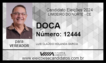 Candidato DOCA 2024 - LIMOEIRO DO NORTE - Eleições