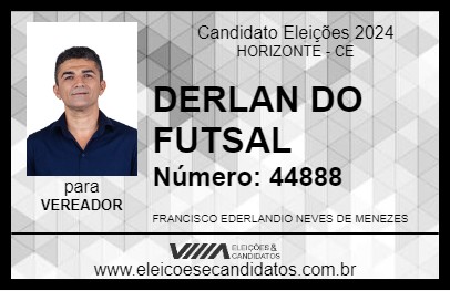 Candidato DARLAN DO FUTSAL 2024 - HORIZONTE - Eleições