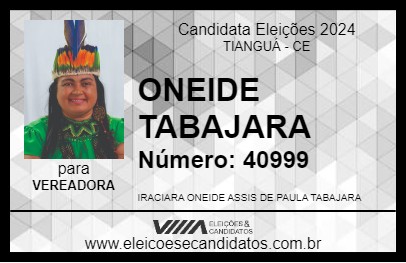 Candidato ONEIDE TABAJARA 2024 - TIANGUÁ - Eleições