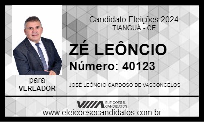 Candidato ZÉ LEÔNCIO 2024 - TIANGUÁ - Eleições