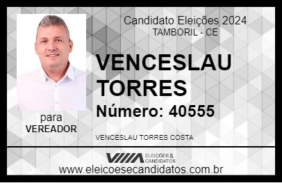 Candidato VENCESLAU TORRES 2024 - TAMBORIL - Eleições