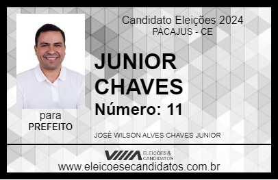 Candidato JUNIOR CHAVES 2024 - PACAJUS - Eleições