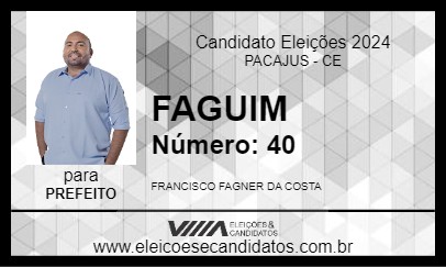 Candidato FAGUIM 2024 - PACAJUS - Eleições