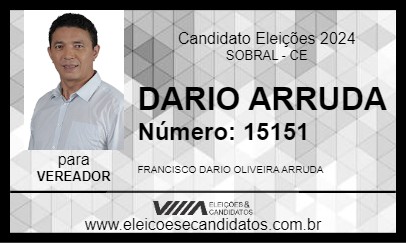 Candidato DARIO ARRUDA 2024 - SOBRAL - Eleições