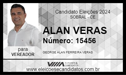 Candidato ALAN VERAS 2024 - SOBRAL - Eleições