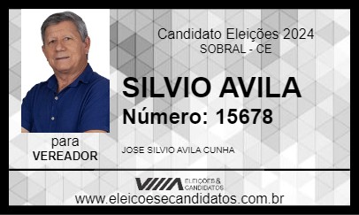 Candidato SILVIO AVILA 2024 - SOBRAL - Eleições