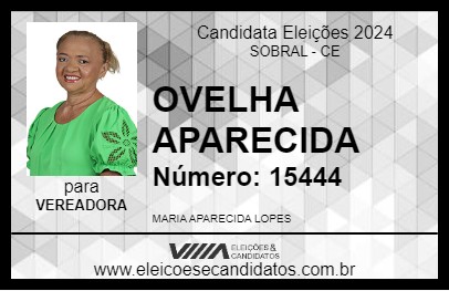 Candidato OVELHA APARECIDA 2024 - SOBRAL - Eleições