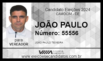 Candidato JOÃO PAULO 2024 - CAMOCIM - Eleições