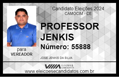 Candidato PROFESSOR JENKIS 2024 - CAMOCIM - Eleições