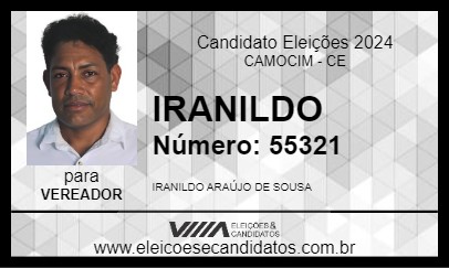 Candidato IRANILDO 2024 - CAMOCIM - Eleições