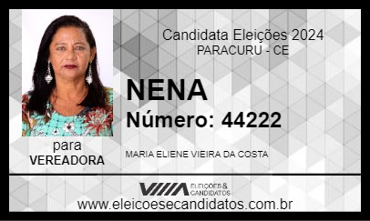 Candidato NENA 2024 - PARACURU - Eleições