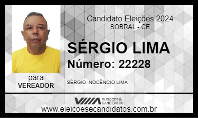 Candidato SÉRGIO LIMA 2024 - SOBRAL - Eleições