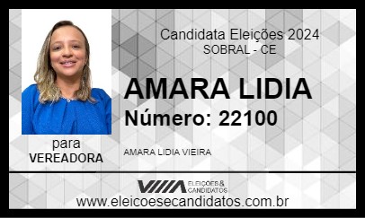 Candidato AMARA LIDIA 2024 - SOBRAL - Eleições