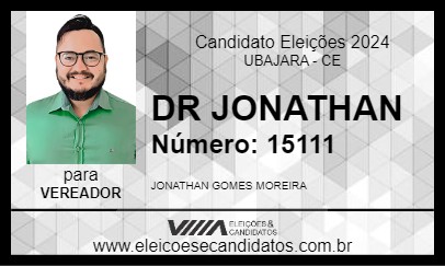 Candidato DR JONATHAN 2024 - UBAJARA - Eleições