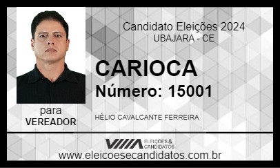 Candidato CARIOCA 2024 - UBAJARA - Eleições