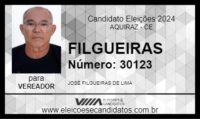 Candidato FILGUEIRAS 2024 - AQUIRAZ - Eleições