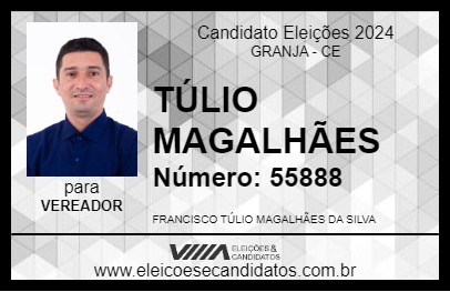 Candidato TÚLIO  MAGALHÃES 2024 - GRANJA - Eleições