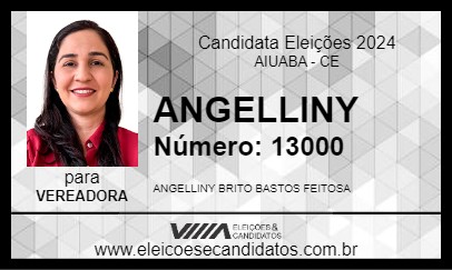 Candidato ANGELLINY 2024 - AIUABA - Eleições